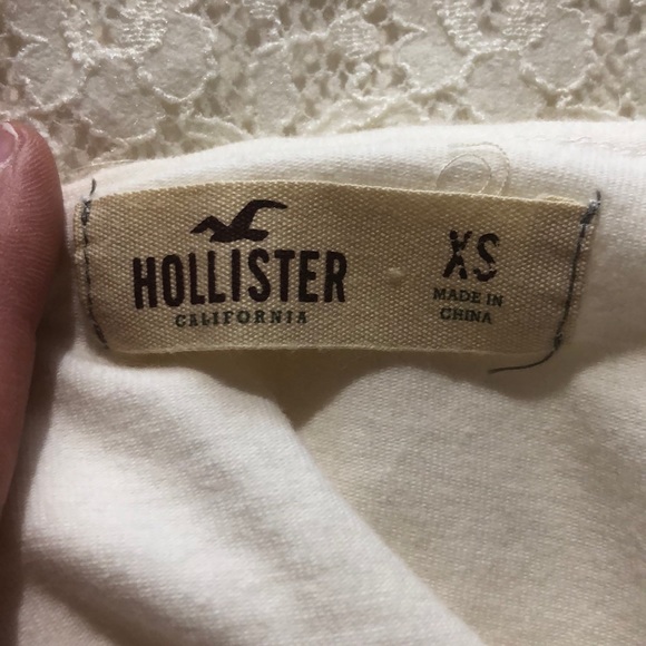 Hollister off white lace dress size xs - Picture 5 of 6